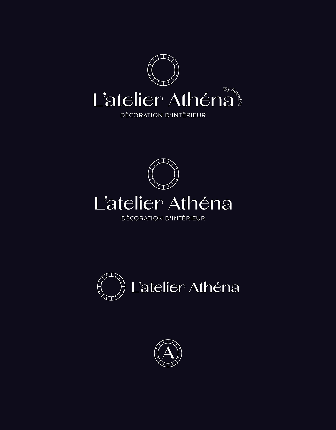 Logo responsive L'Atelier Athéna