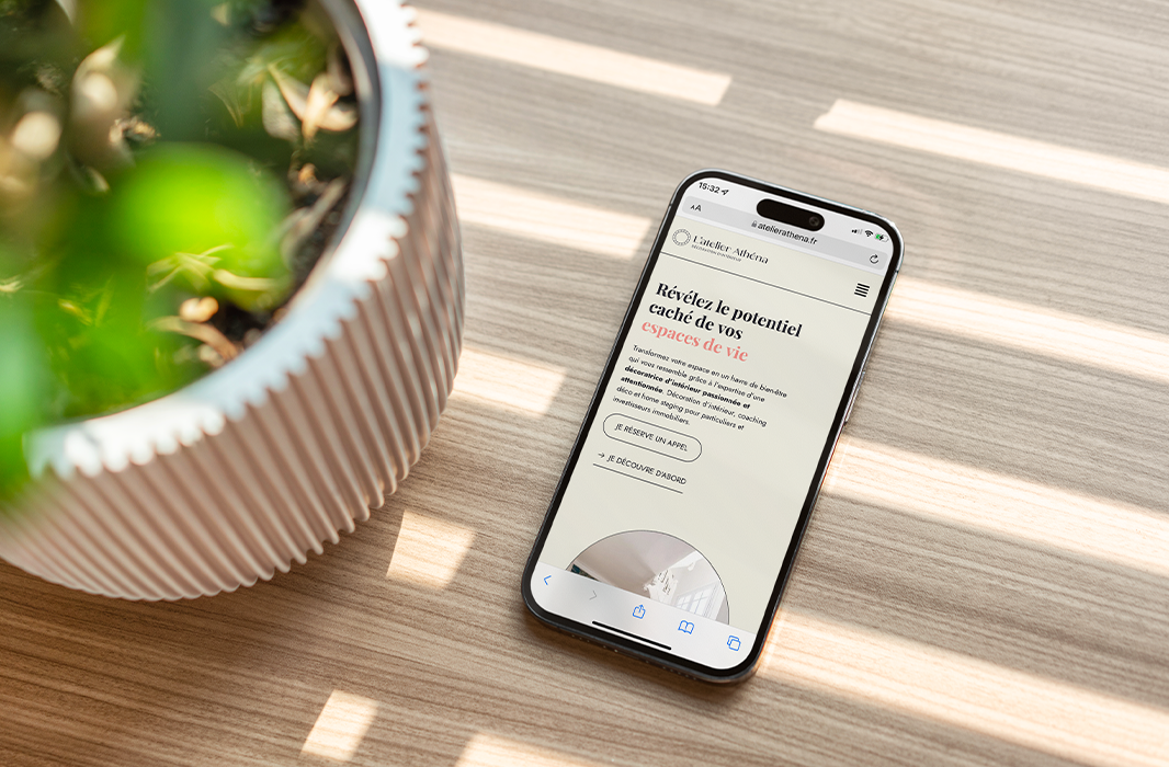 Création de site web téléphone décoration intérieure