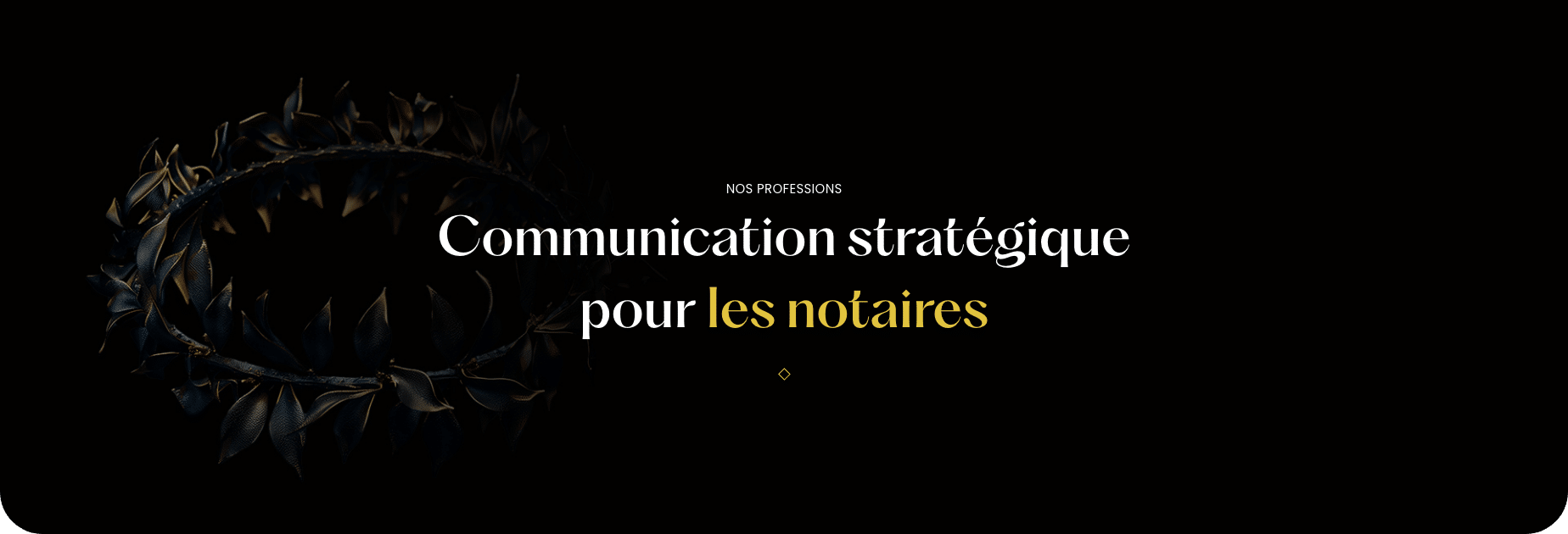 Création de site web bannière notaires