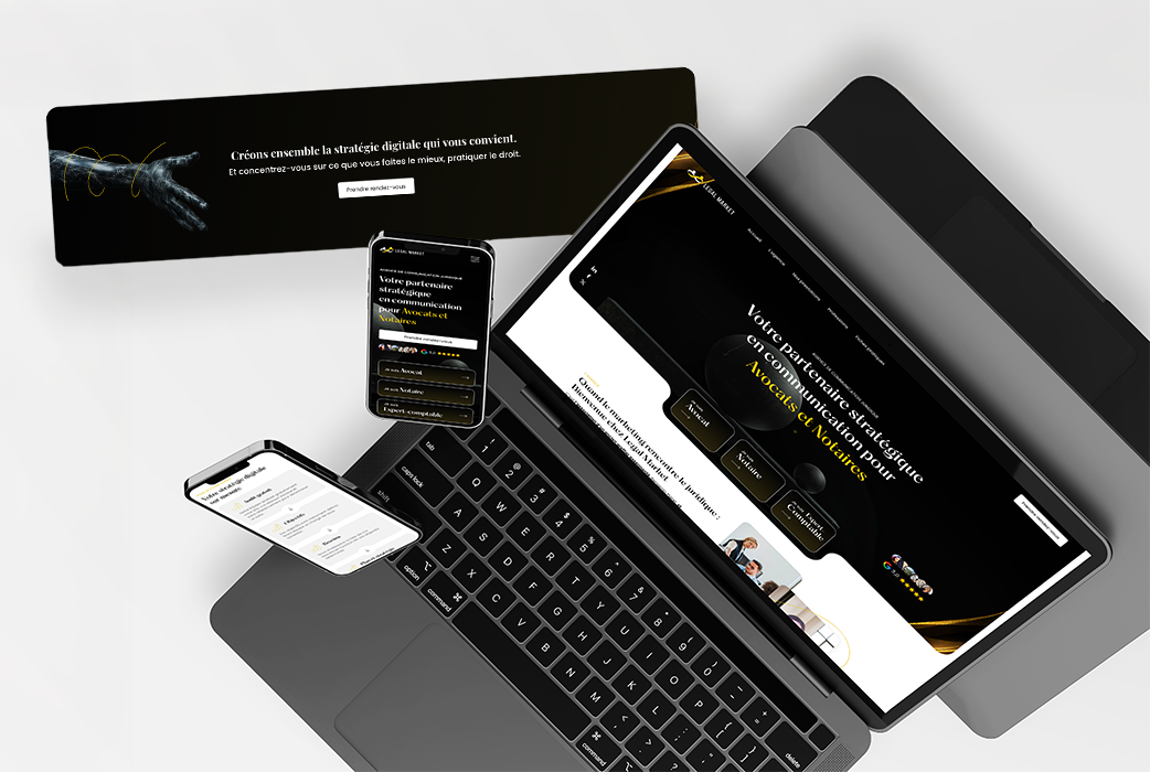 Design site web responsive Legal Market